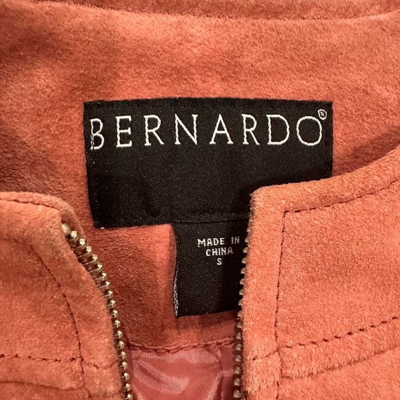 Bernardo Women's Pink Suede Jacket Women's Small - Picture 9 of 10